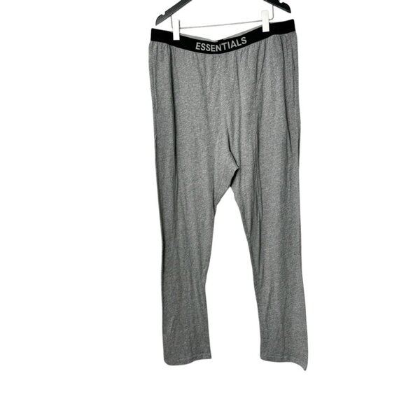 New Fear of God ESSENTIALS Grey Jersey Lounge Pants  Size XXL - Picture 2 of 8